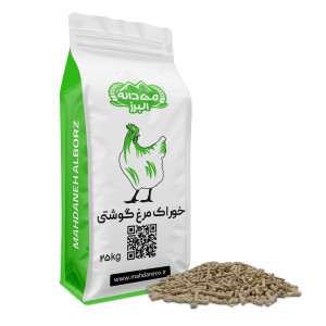 میان دان مرغ گوشتی مهدانه